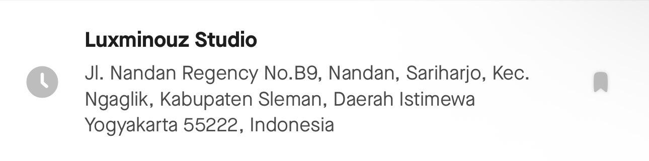 📍 Gojek · Luxminouz Studio